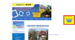 Desktop Screenshot of buehlot-blick.de
