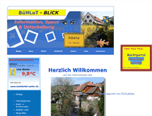Tablet Screenshot of buehlot-blick.de
